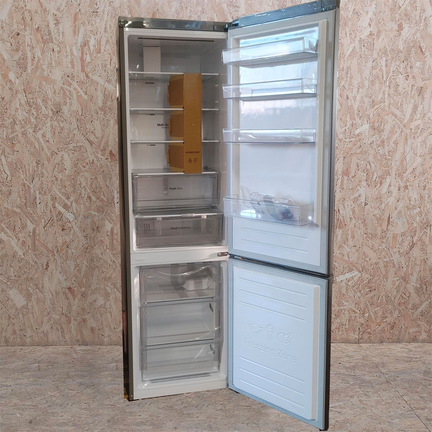 LG GBP62DSNCN1.ADSQE frigorifero con congelatore Libera installazione 384 L C Grafite