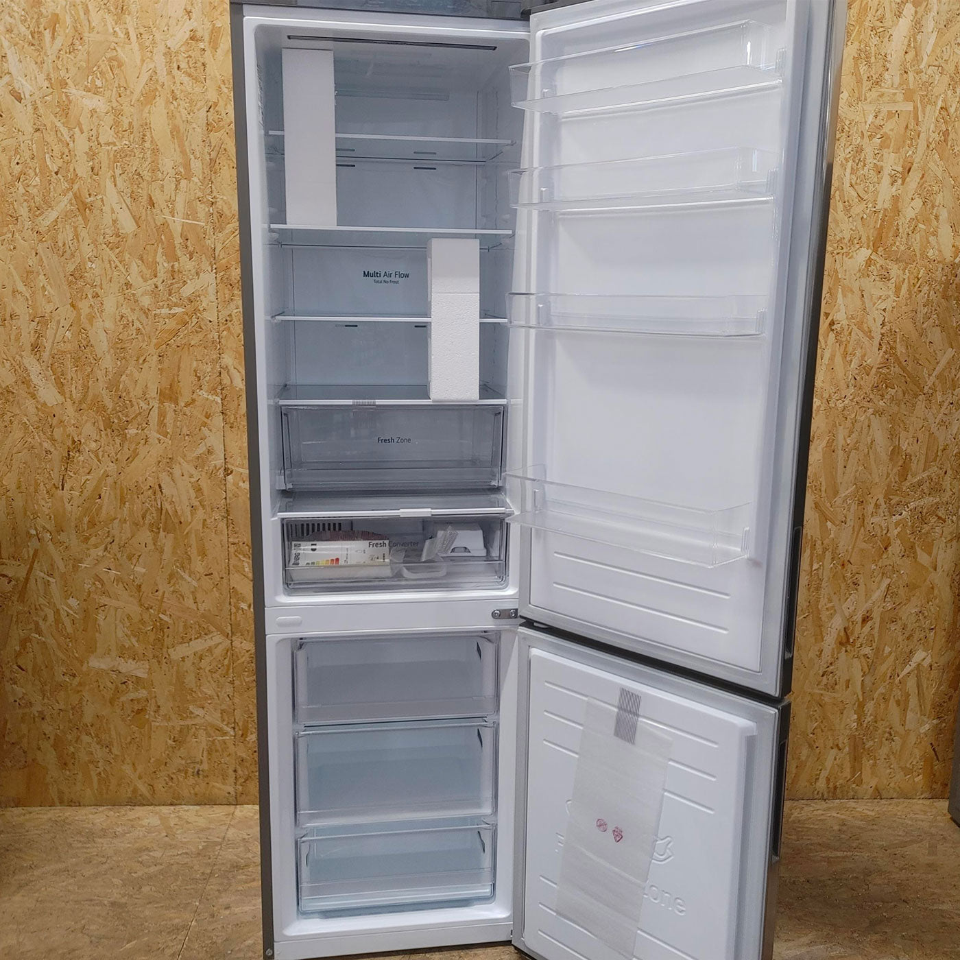 LG GBP62PZNBC frigorifero con congelatore Libera installazione 384 L B Acciaio inossidabile