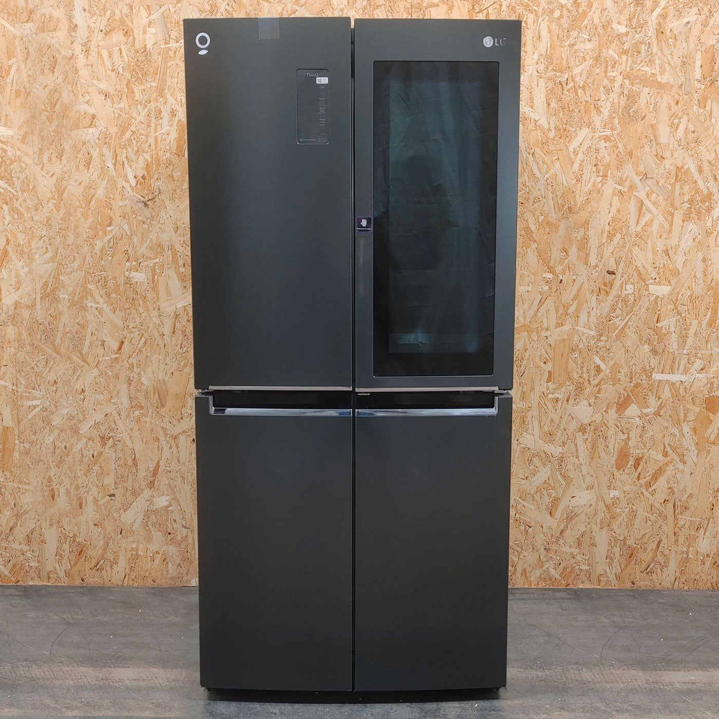 Frigorifero side-by-side LG InstaView GMQ844MC5E Libera installazione 530 LE Nero