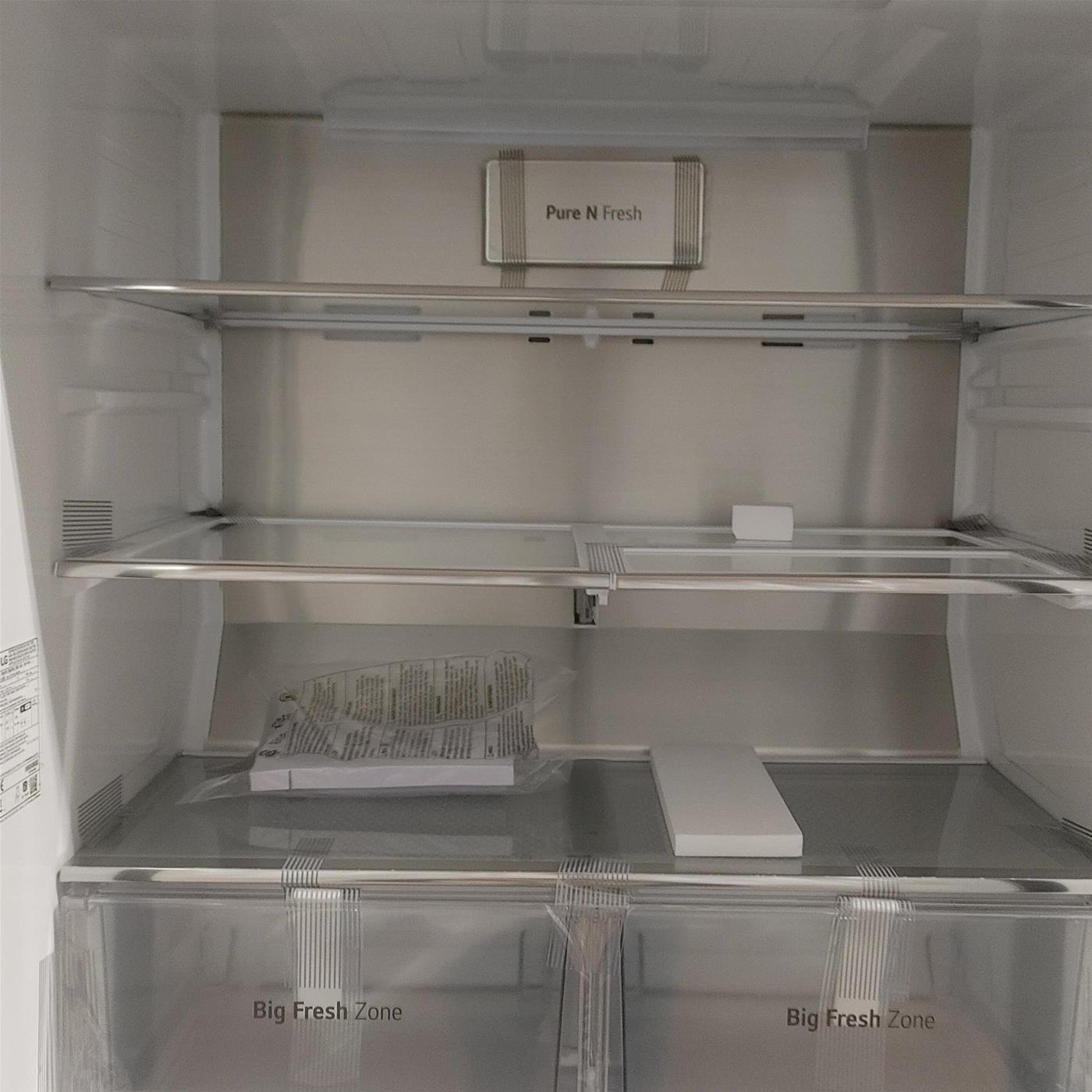 Frigorifero side-by-side LG InstaView GMQ844MC5E Libera installazione 530 LE Nero