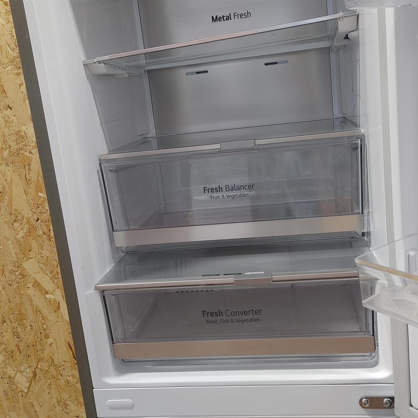 LG GBB72PZUGN.APZQEUR frigorifero con congelatore Libera installazione 384 L D Acciaio inossidabile