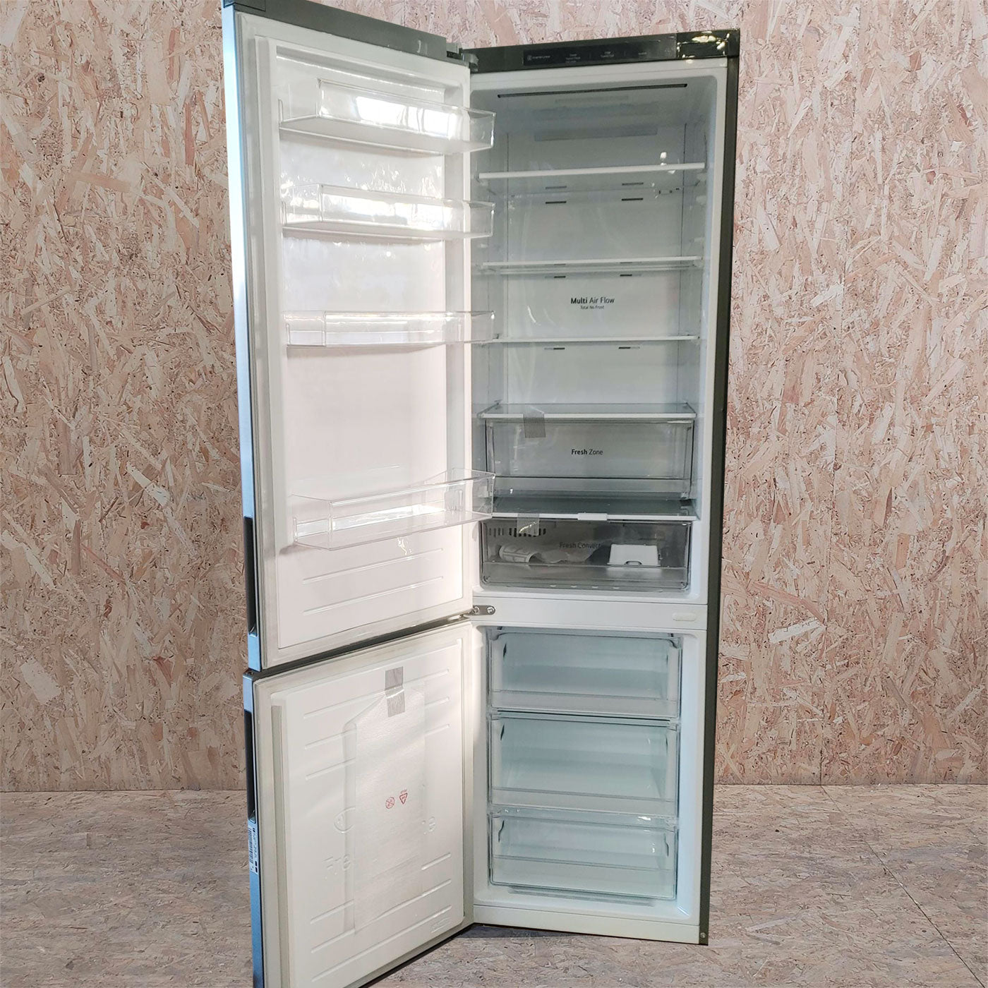 LG GBP62PZNAC.APZQEUR frigorifero con congelatore Libera installazione 384 LA Acciaio inox