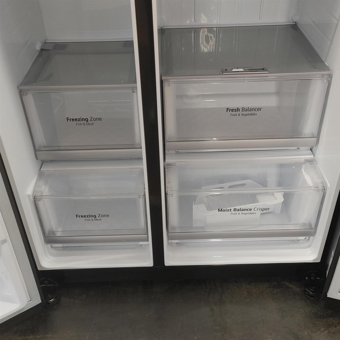 LG GSX960MCCZ frigorifero side-by-side Libera installazione 601 L F Nero