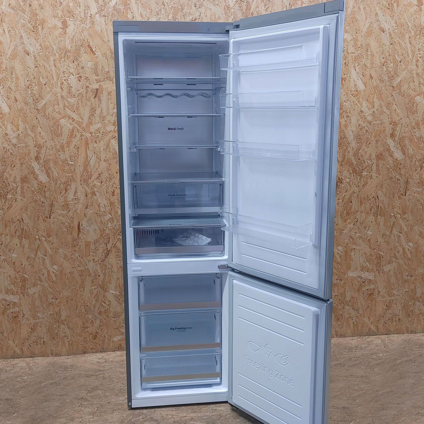 Frigo-congelatore LG GBB72NSUCN Libera installazione 384 LC Acciaio inox