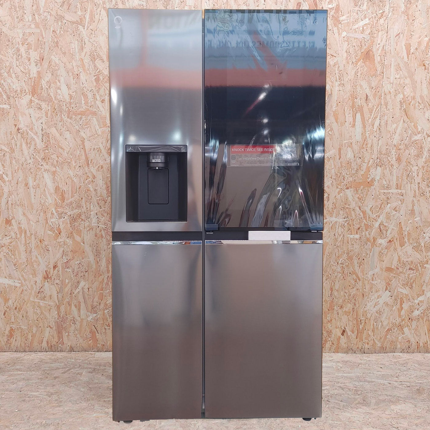 Frigorifero side-by-side LG InstaView GSXV80PZLE Libera installazione 635 LE Silver