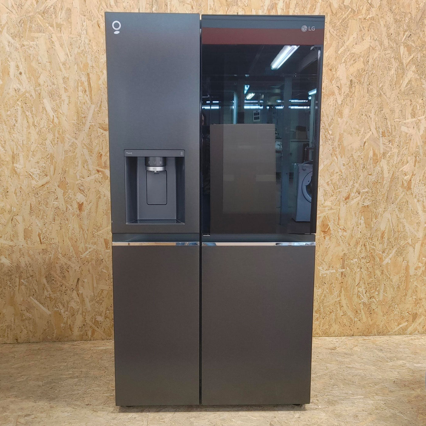 Frigocongelatore americano LG InstaView™ ThinQ™ GSXV91MCAE