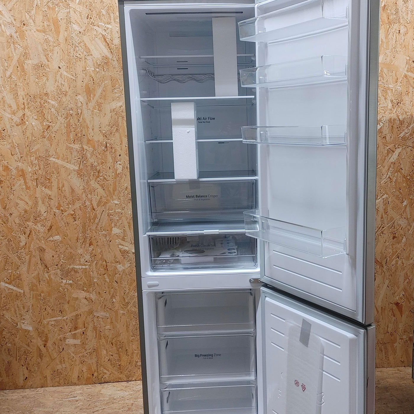 Frigo-congelatore LG GBB62PZFGN Libera installazione 384 LD Acciaio inox