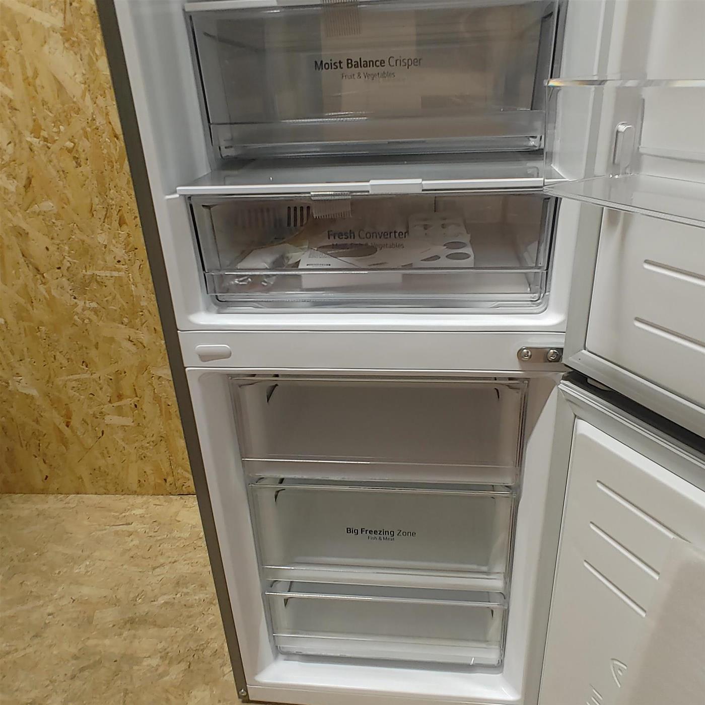 Frigo-congelatore LG GBB62PZFGN Libera installazione 384 LD Acciaio inox