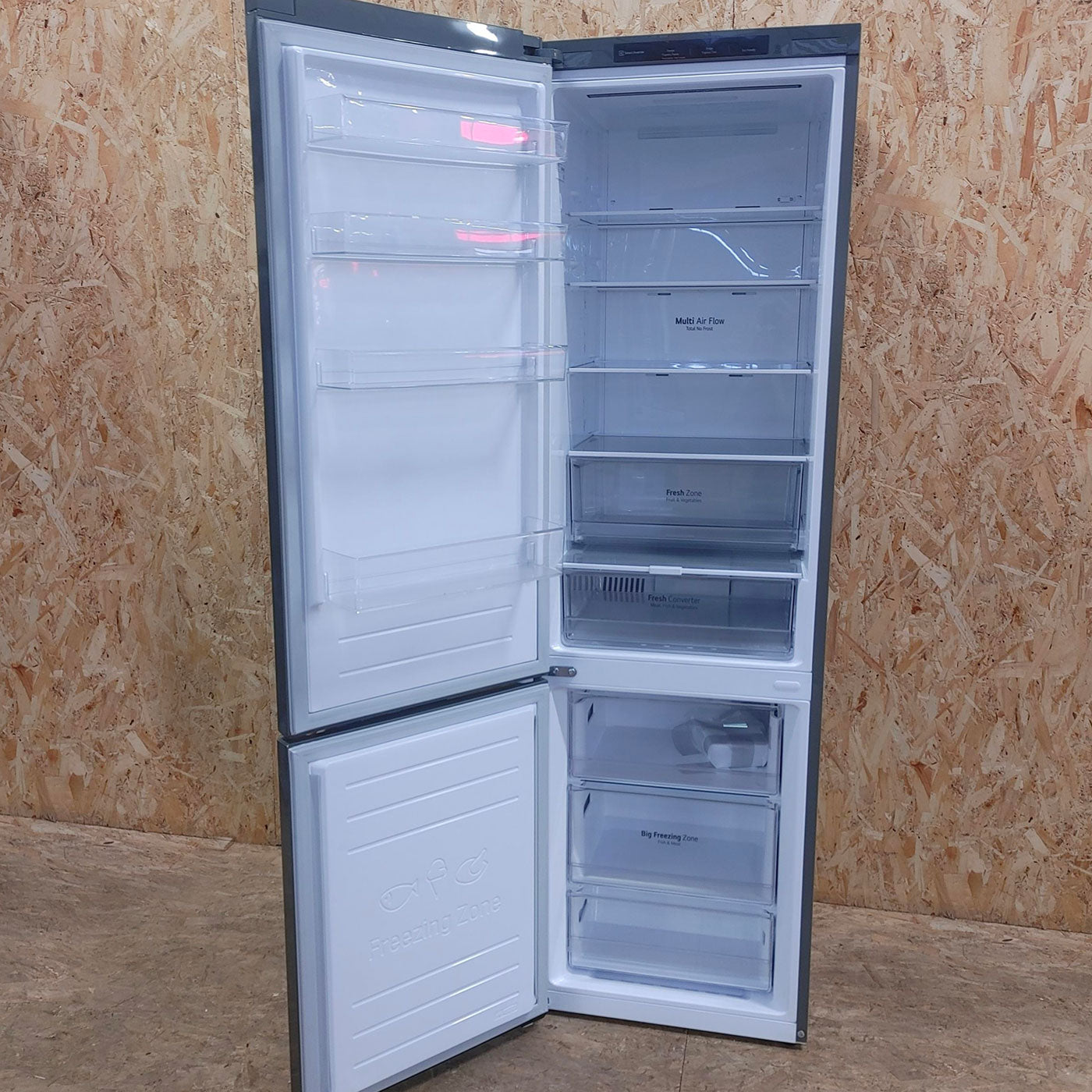 LG GBB62PZFGN frigorifero con congelatore Libera installazione 384 L D Acciaio inossidabile