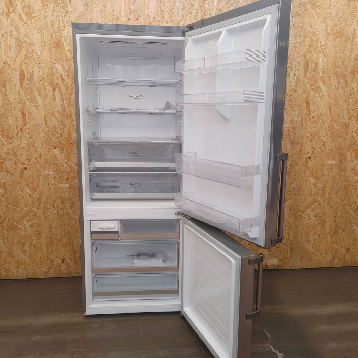 LG GBB567PZCMB frigorifero con congelatore Libera installazione 462 L E Acciaio inossidabile