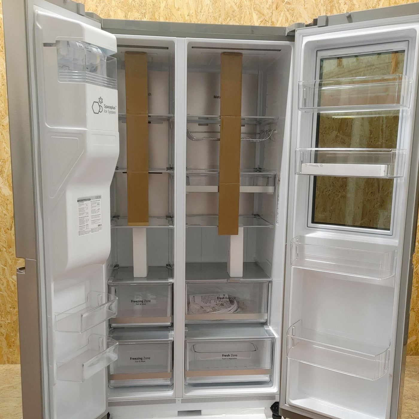 LG GSXV90BSAE frigorifero side-by-side Libera installazione 635 L E Acciaio inossidabile