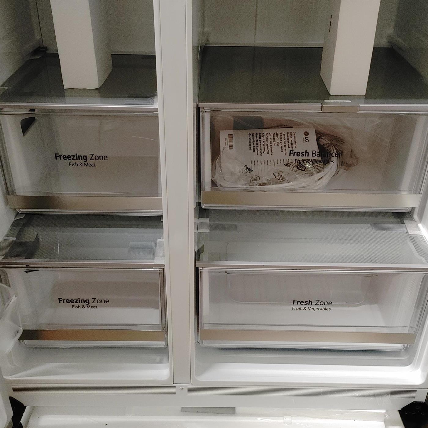 LG GSXV90BSAE frigorifero side-by-side Libera installazione 635 L E Acciaio inossidabile