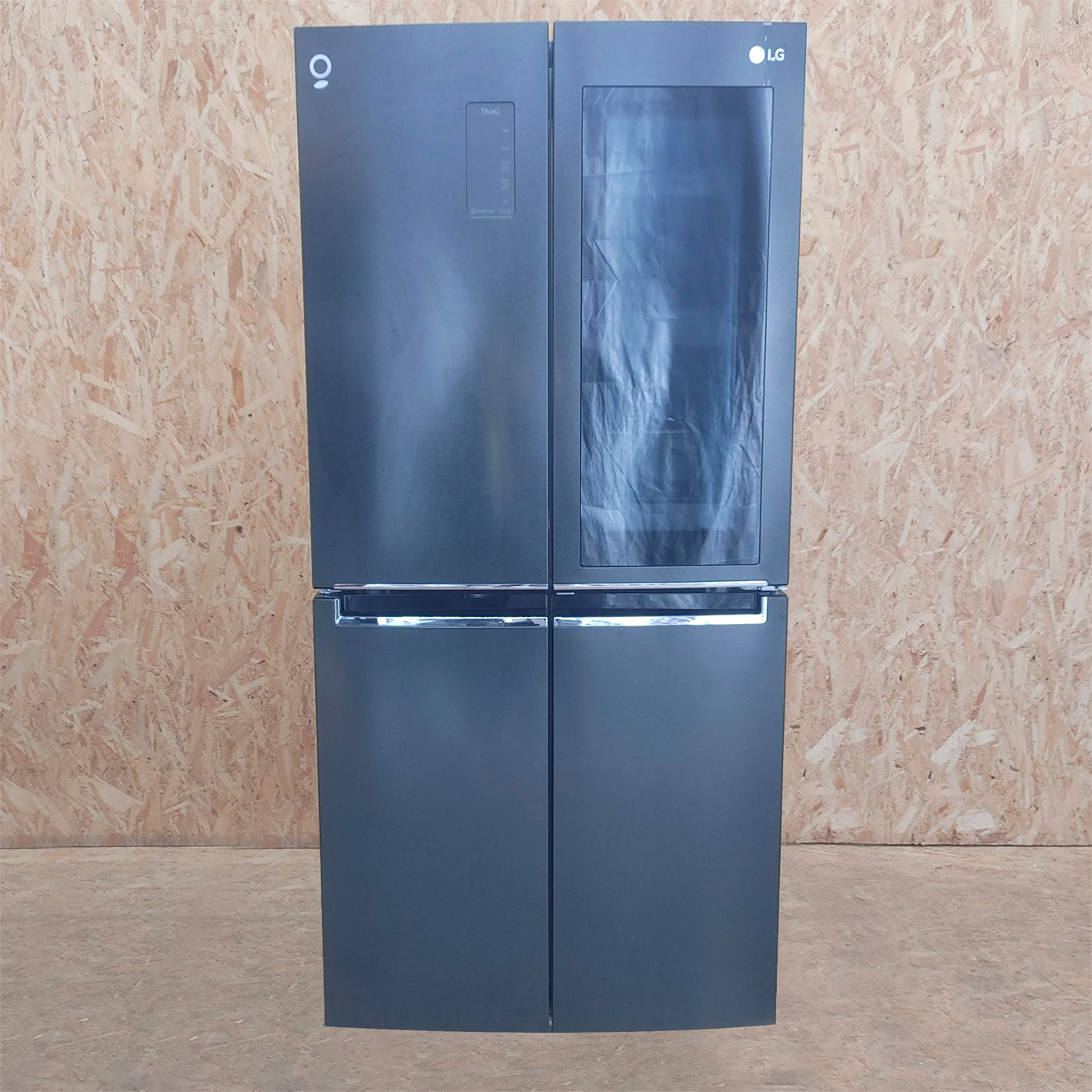 Frigorifero side-by-side LG InstaView GMQ844MC5E Libera installazione 530 LE Nero