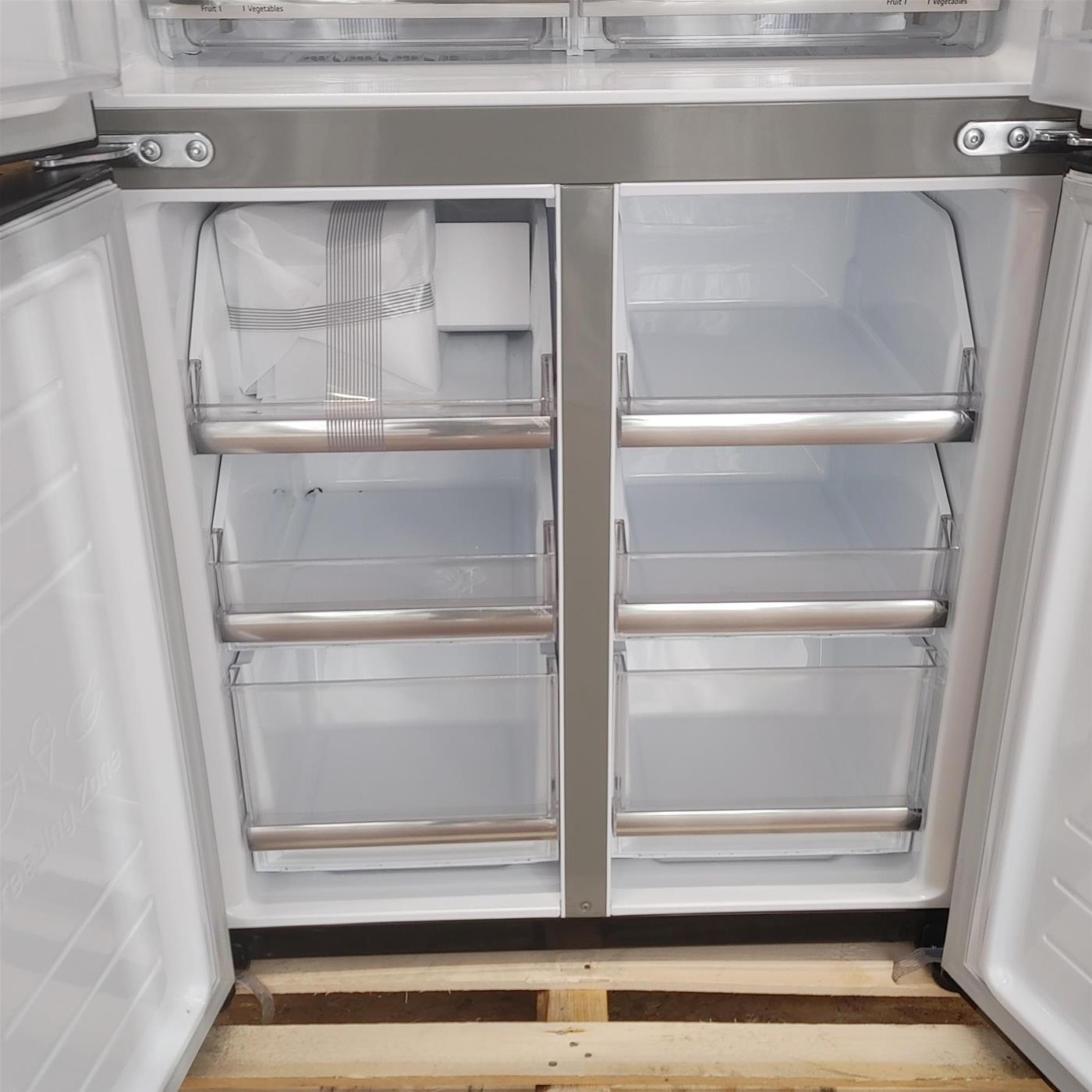 Frigorifero side-by-side LG InstaView GMQ844MC5E Libera installazione 530 LE Nero