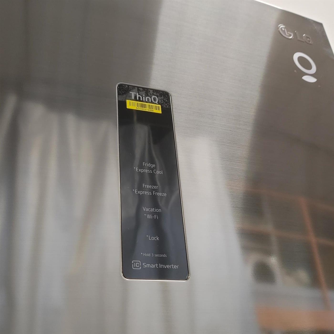 LG GBB72PZUGN.APZQEUR frigorifero con congelatore Libera installazione 384 L D Acciaio inossidabile