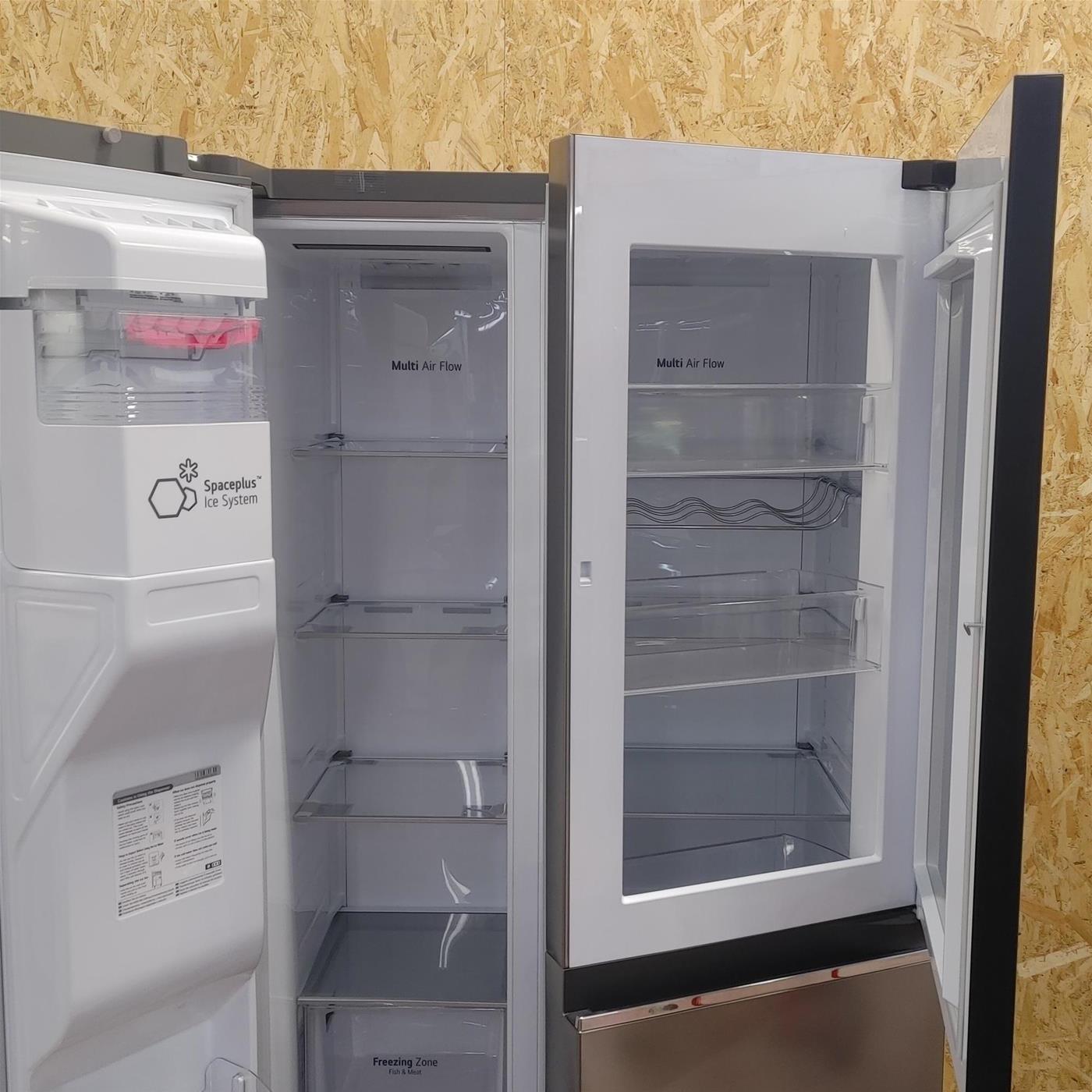 Frigorifero side-by-side LG InstaView GSXV80PZLE Libera installazione 635 LE Silver