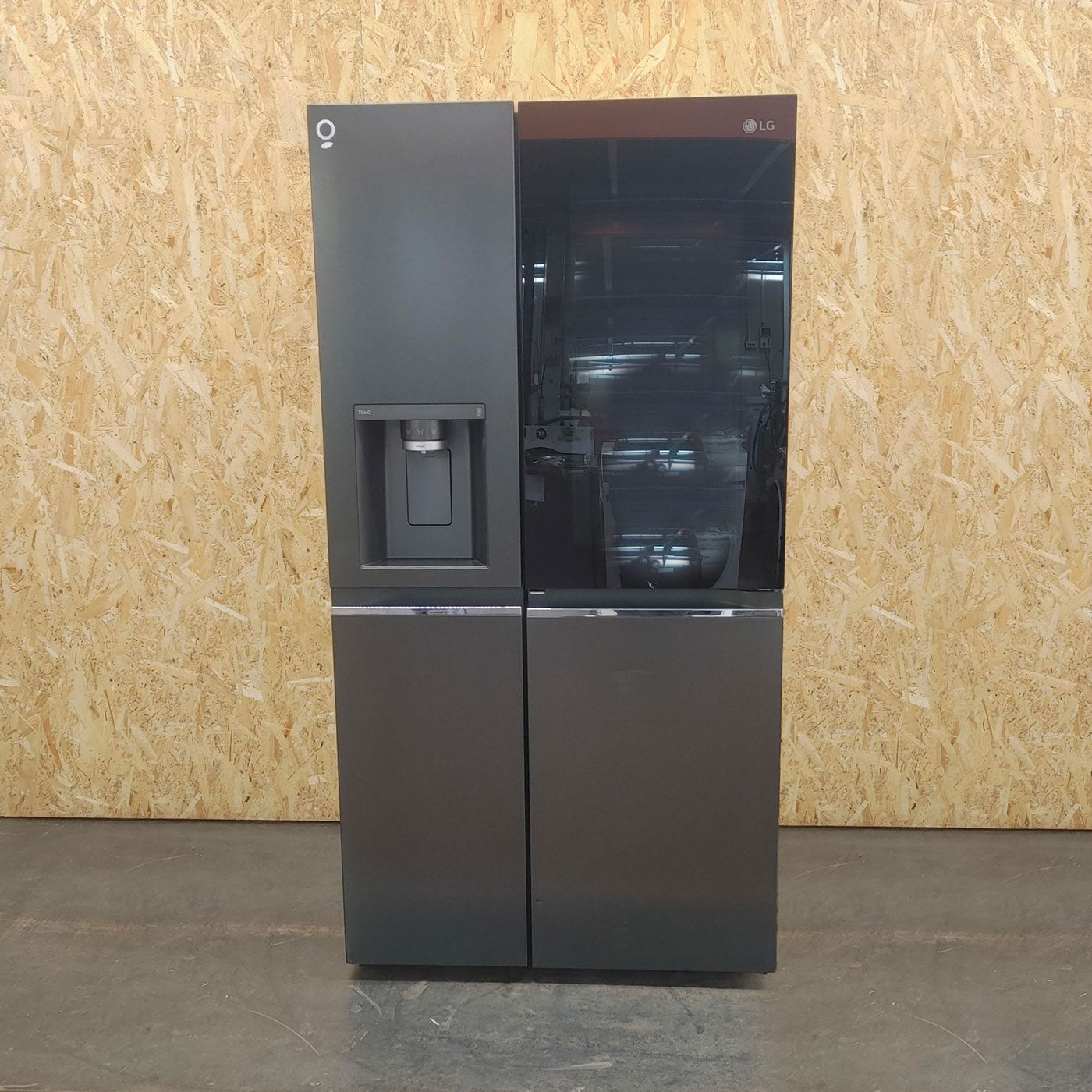 Frigocongelatore americano LG InstaView™ ThinQ™ GSXV91MCAE