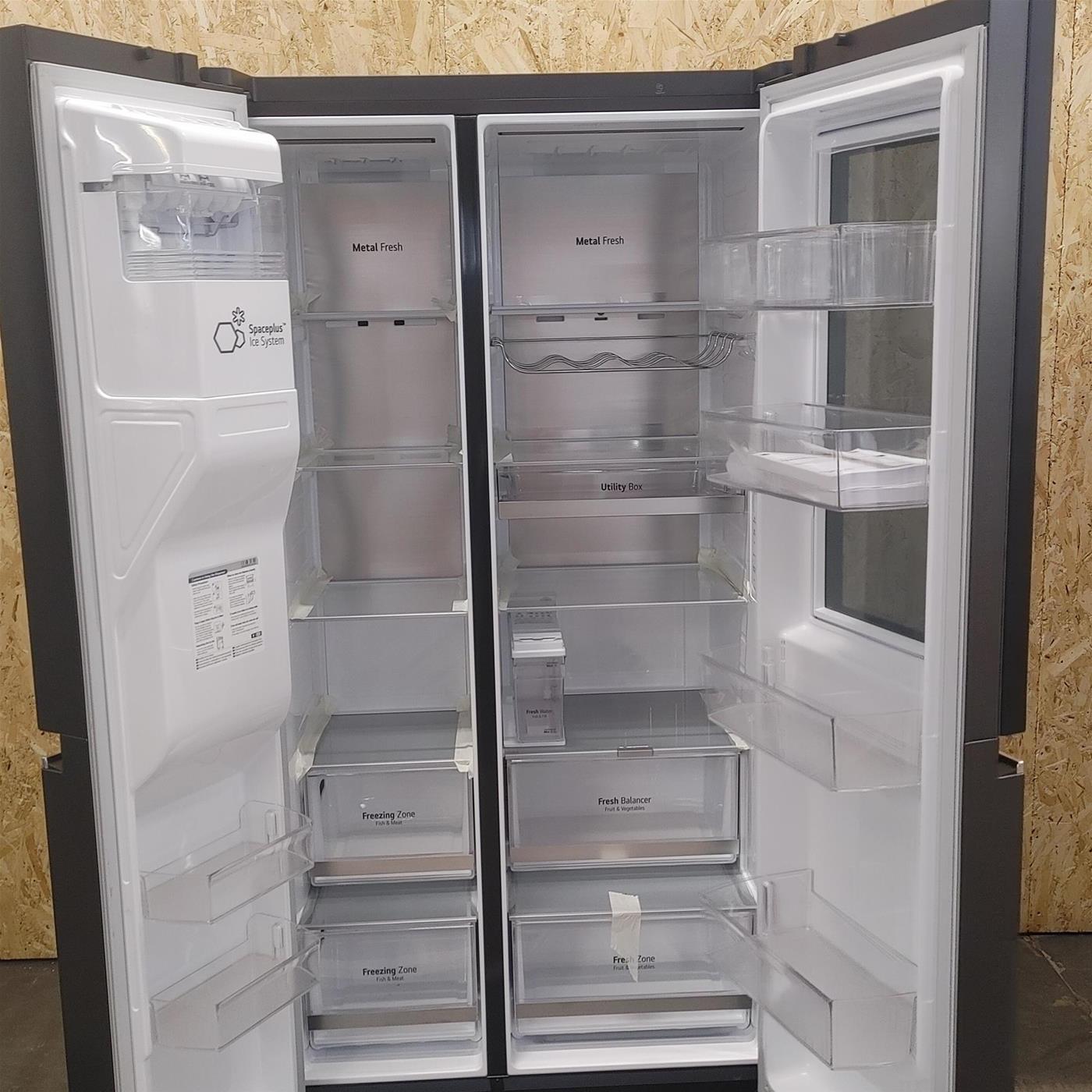 Frigocongelatore americano LG InstaView™ ThinQ™ GSXV91MCAE