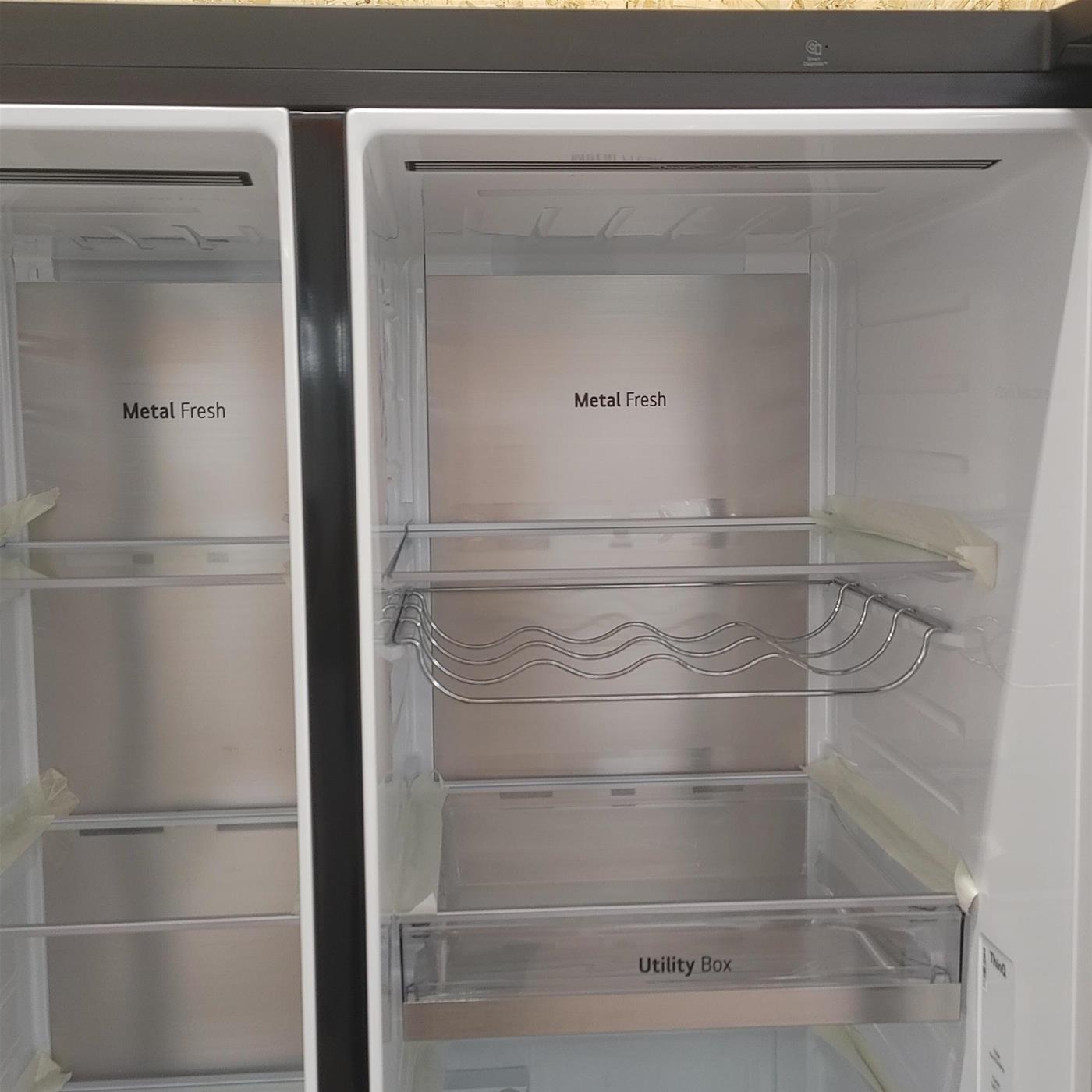 Frigocongelatore americano LG InstaView™ ThinQ™ GSXV91MCAE