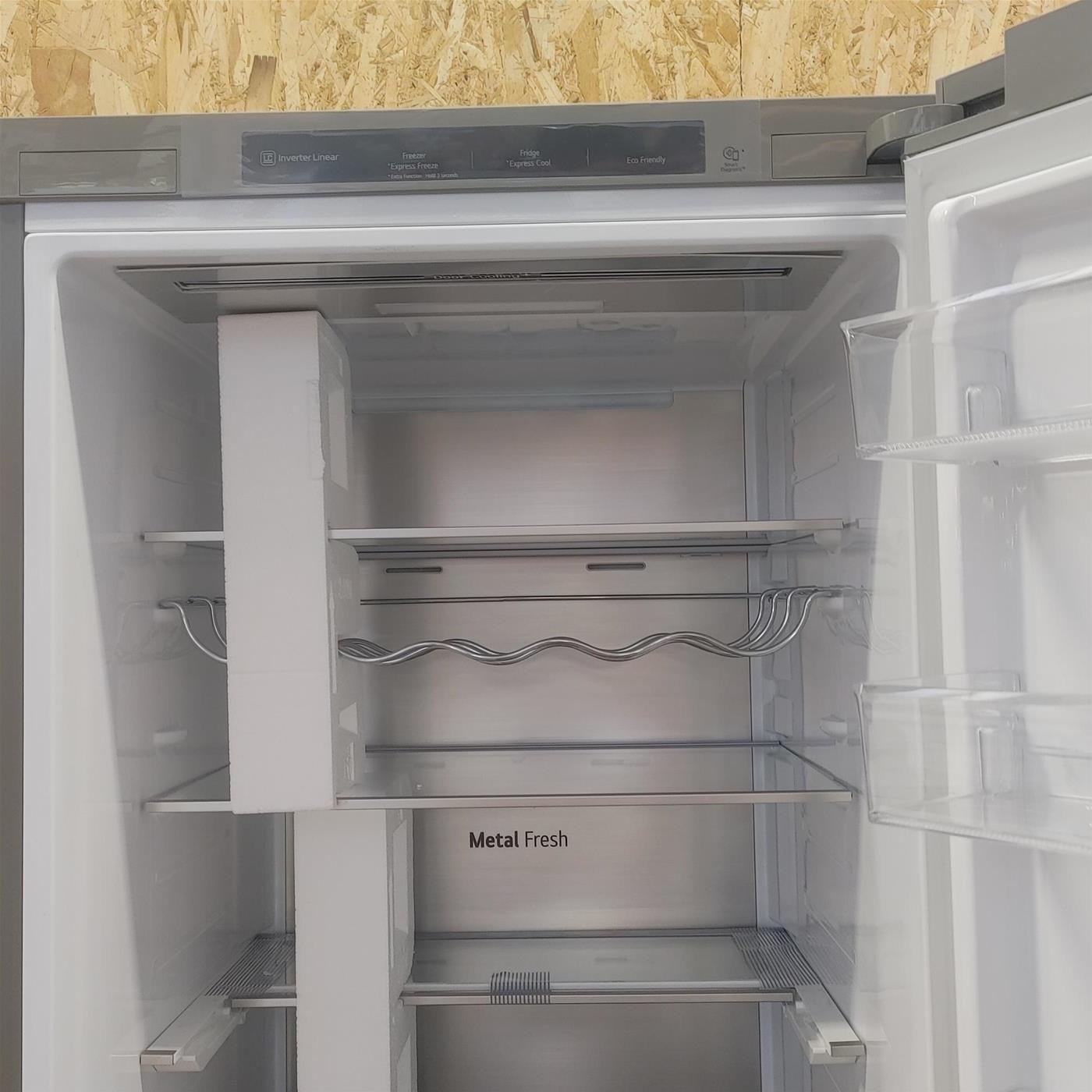 Frigo-congelatore LG GBB92STBAP Libera installazione 384 LA Acciaio inox