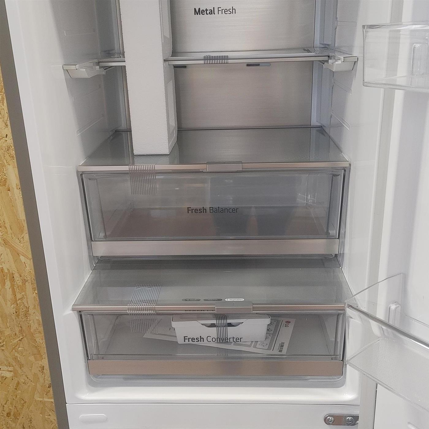 Frigo-congelatore LG GBB92STBAP Libera installazione 384 LA Acciaio inox