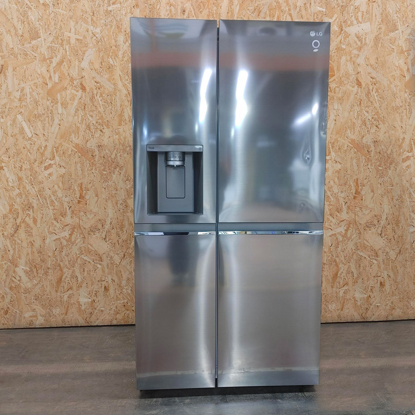 Frigorifero side-by-side LG GSLV90PZAD Libera installazione 635 LD Acciaio inox