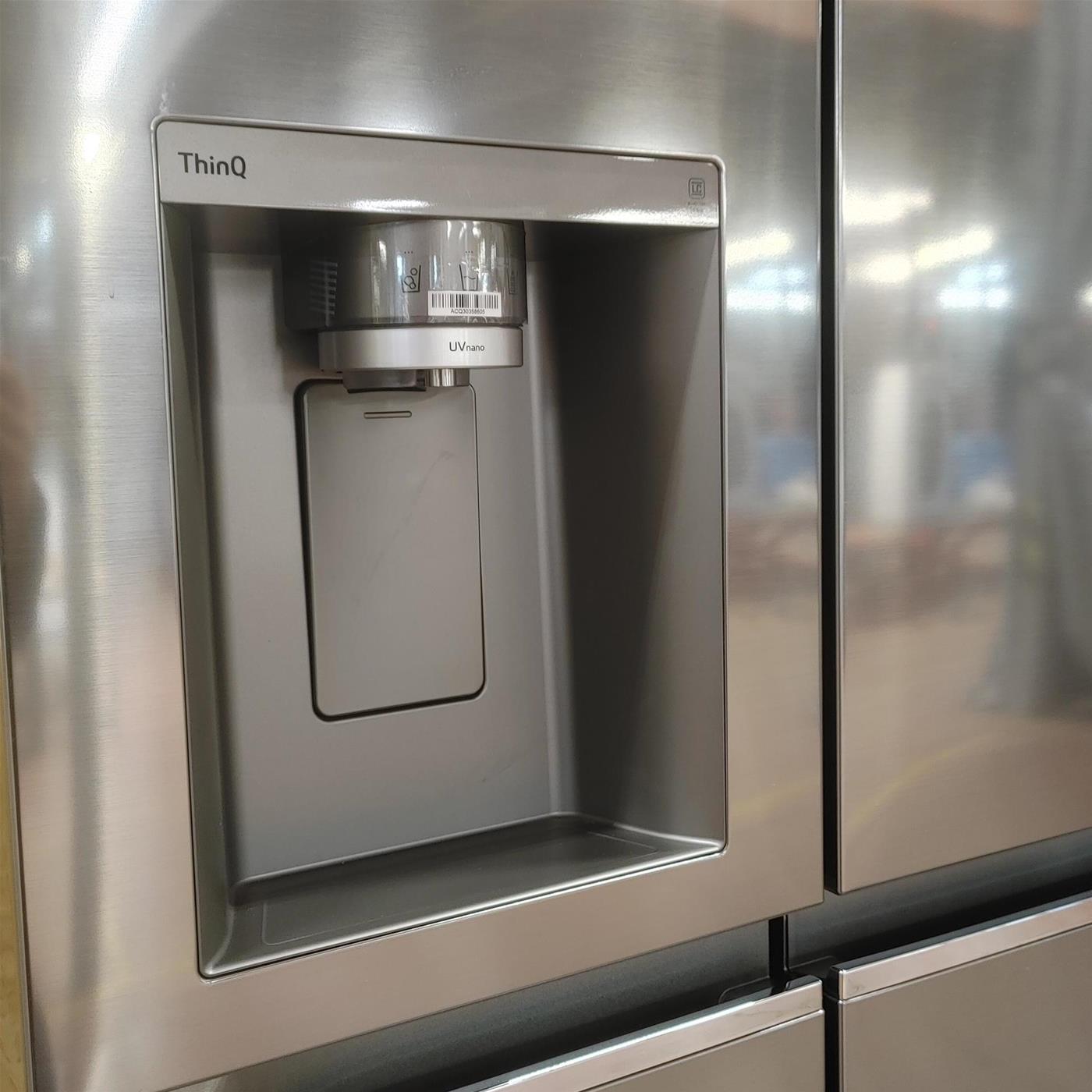 Frigorifero side-by-side LG GSLV90PZAD Libera installazione 635 LD Acciaio inox