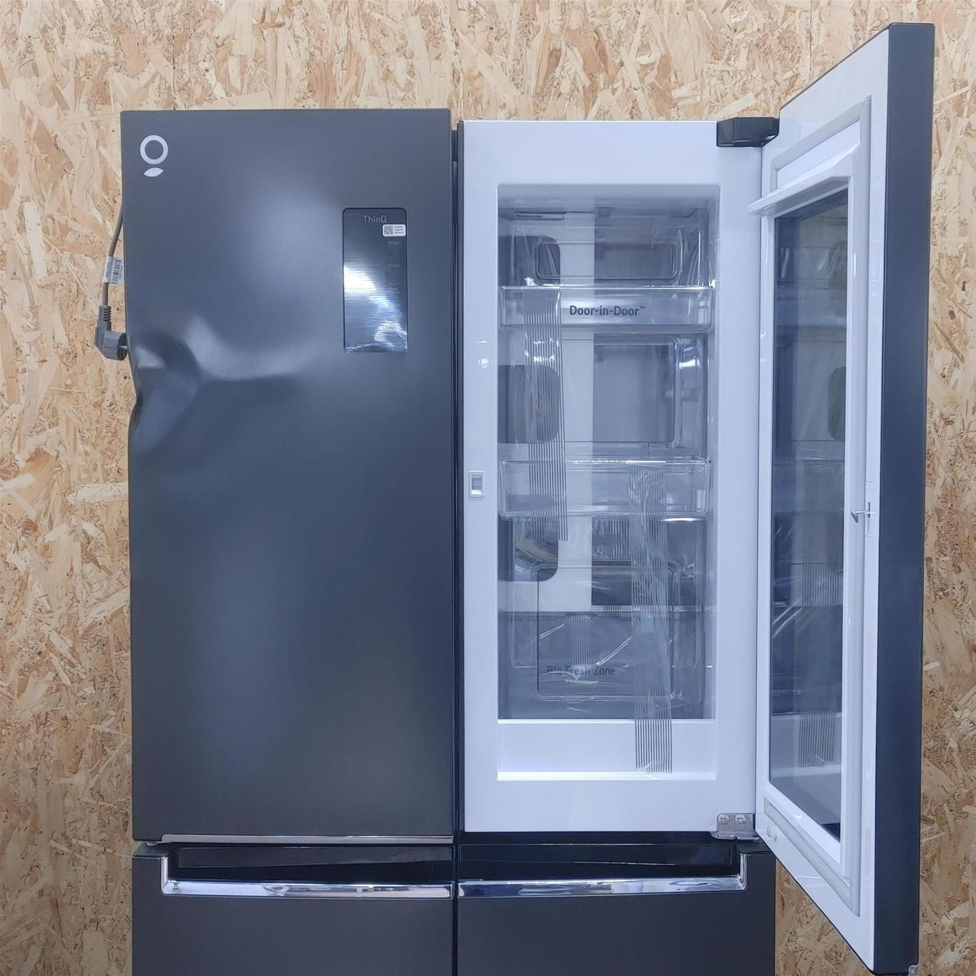 Frigorifero side-by-side LG InstaView GMQ844MC5E Libera installazione 530 LE Nero