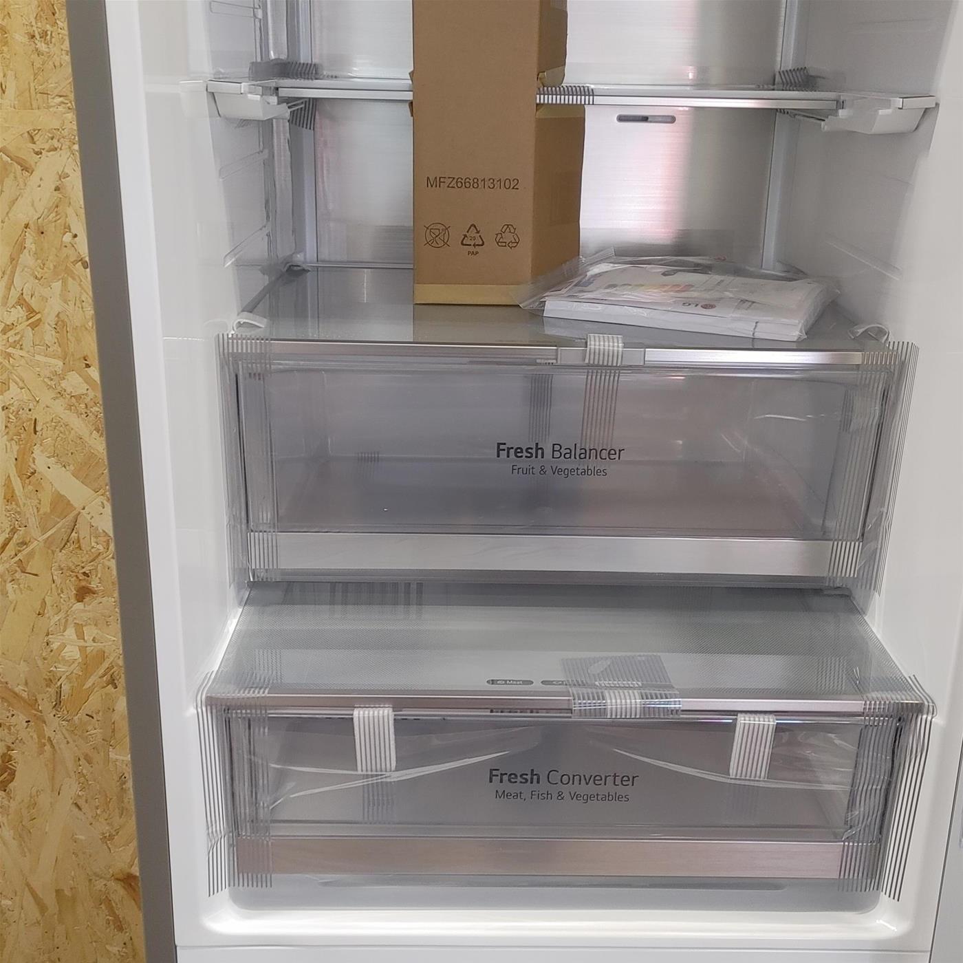 Frigo-congelatore LG GBB72NSVGN Libera installazione 384 LD Acciaio inox