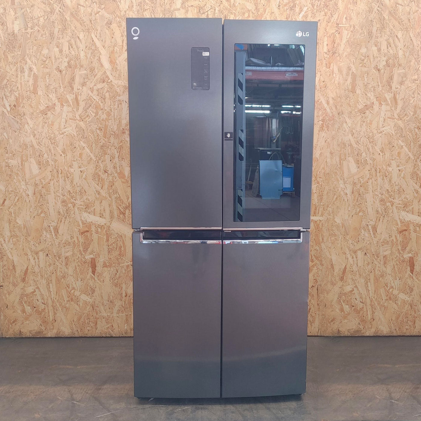 Frigorifero side-by-side LG InstaView GMQ844MC5E Libera installazione 530 LE Nero