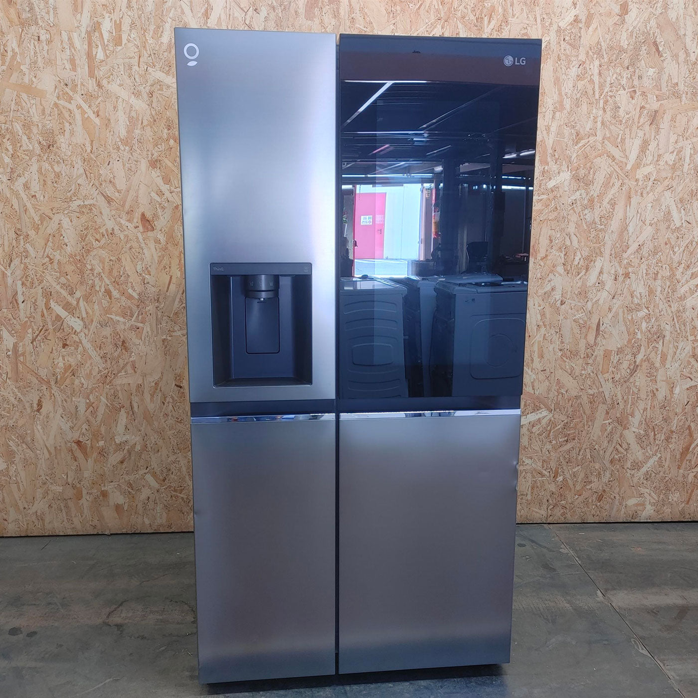 Frigorifero side-by-side LG InstaView GSGV80PYLD Libera installazione 635 LD Silver