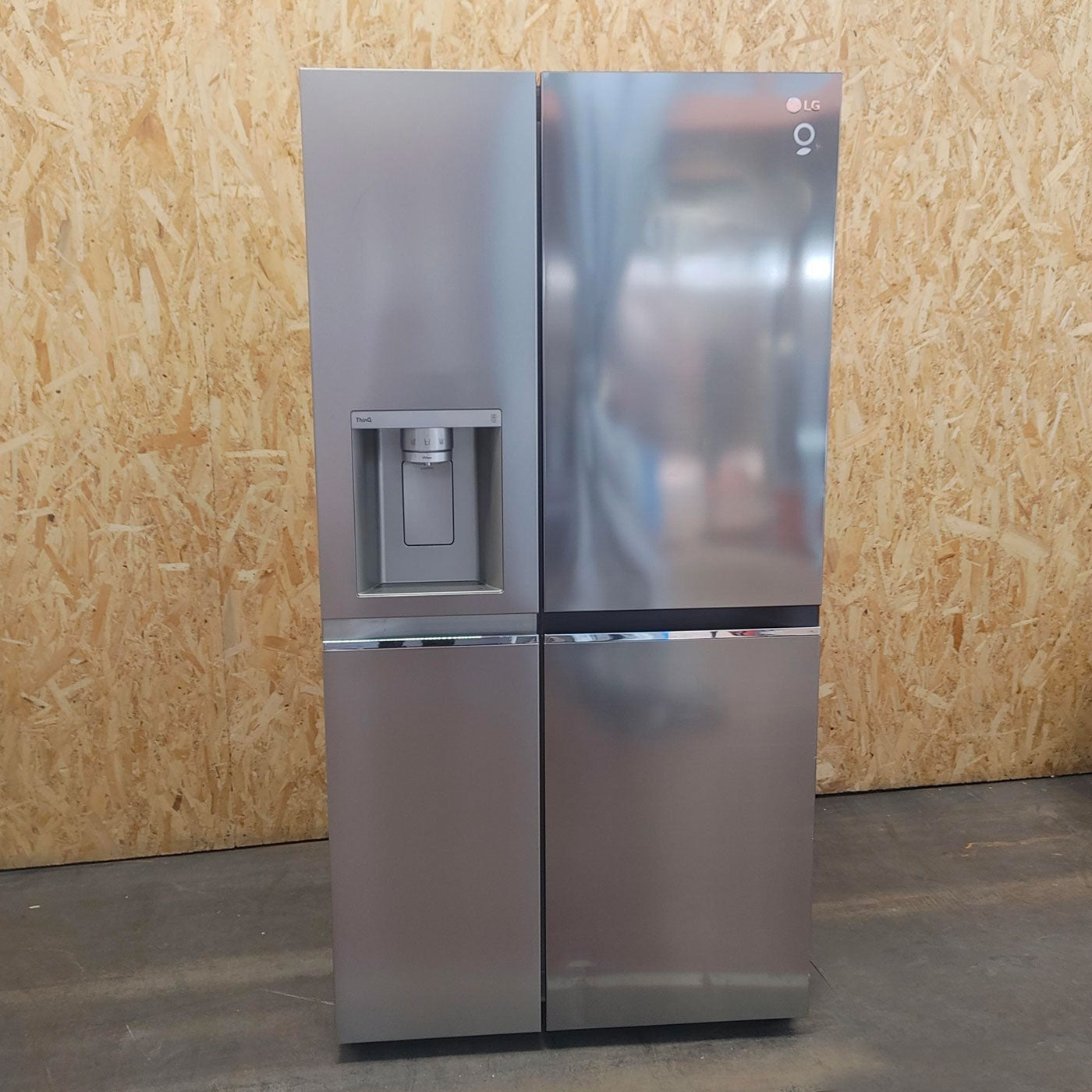 Frigorifero side-by-side LG GSLV71PZRC Libera installazione 635 LC Silver