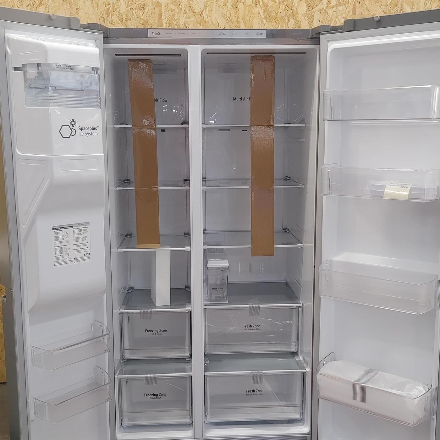 Frigorifero side-by-side LG GSLV71PZRC Libera installazione 635 LC Silver