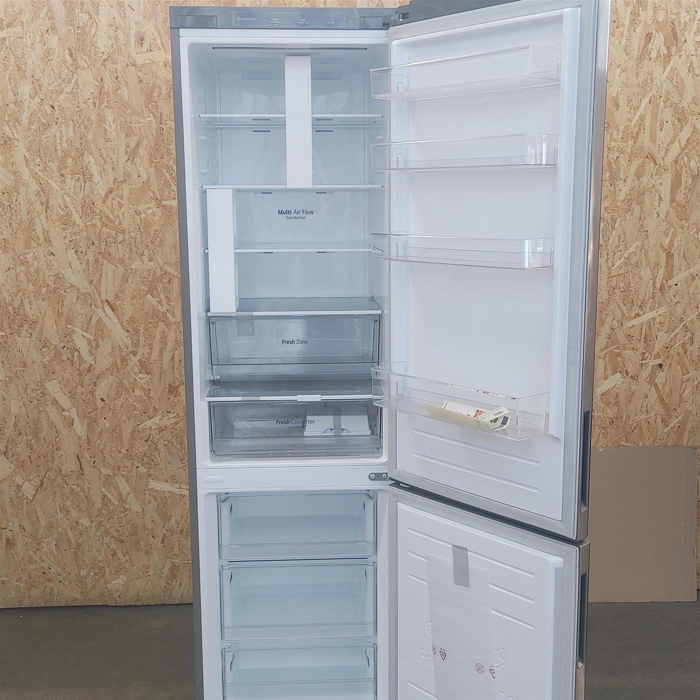 LG GBP62PZNAC Frigorifero combinato, Classe A, 384L, Fresh Converter, No frost, Inox