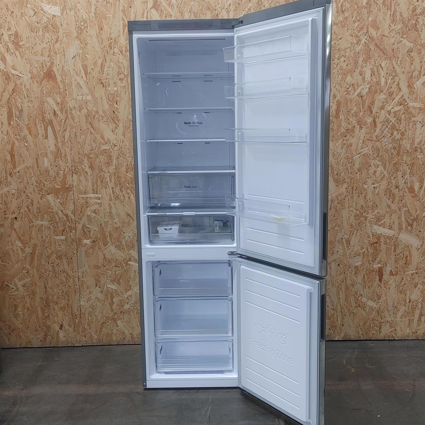 LG GBP62PZNAC Frigorifero combinato, Classe A, 384L, Fresh Converter, No frost, Inox