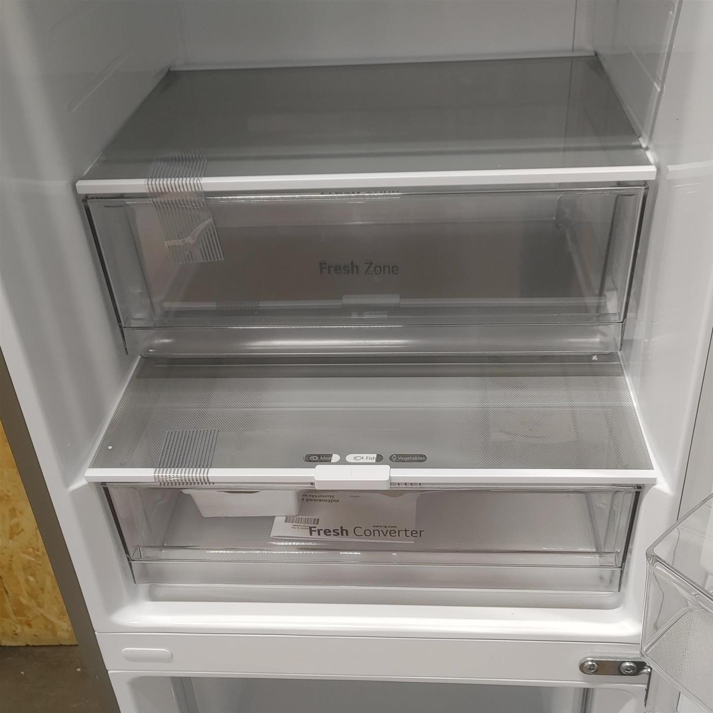 LG GBP62PZNAC Frigorifero combinato, Classe A, 384L, Fresh Converter, No frost, Inox