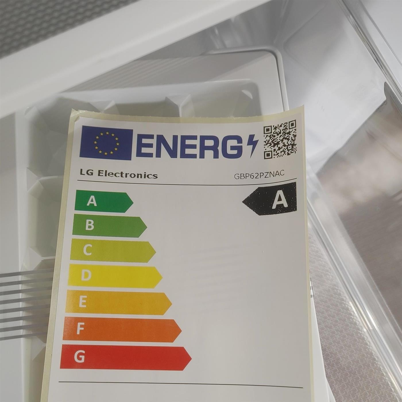 LG GBP62PZNAC Frigorifero combinato, Classe A, 384L, Fresh Converter, No frost, Inox