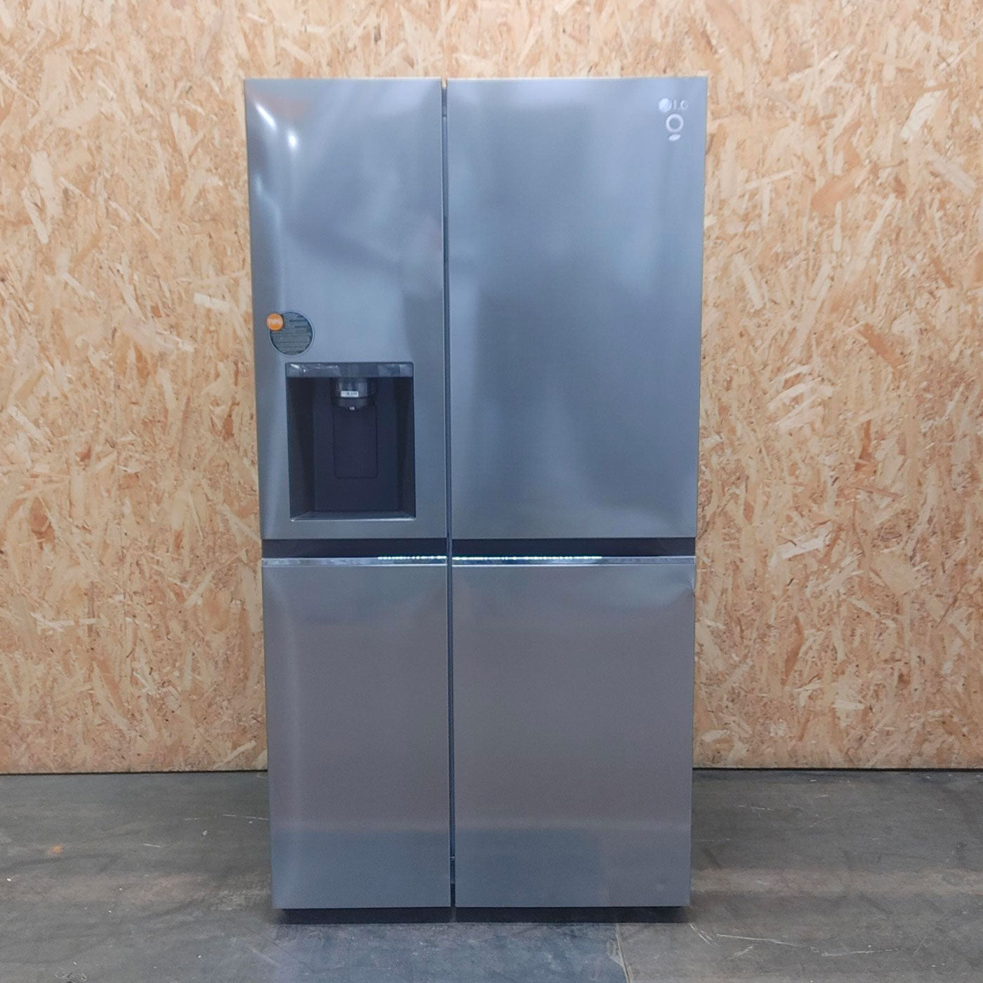 LG GSLV70PZTD frigorifero side-by-side Libera installazione 635 LD Metallico, Silver