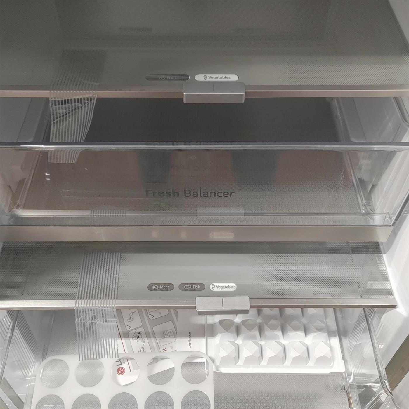 LG GBV7280CPY.APYQEUR frigorifero con congelatore Libera installazione 387 LC Acciaio inox