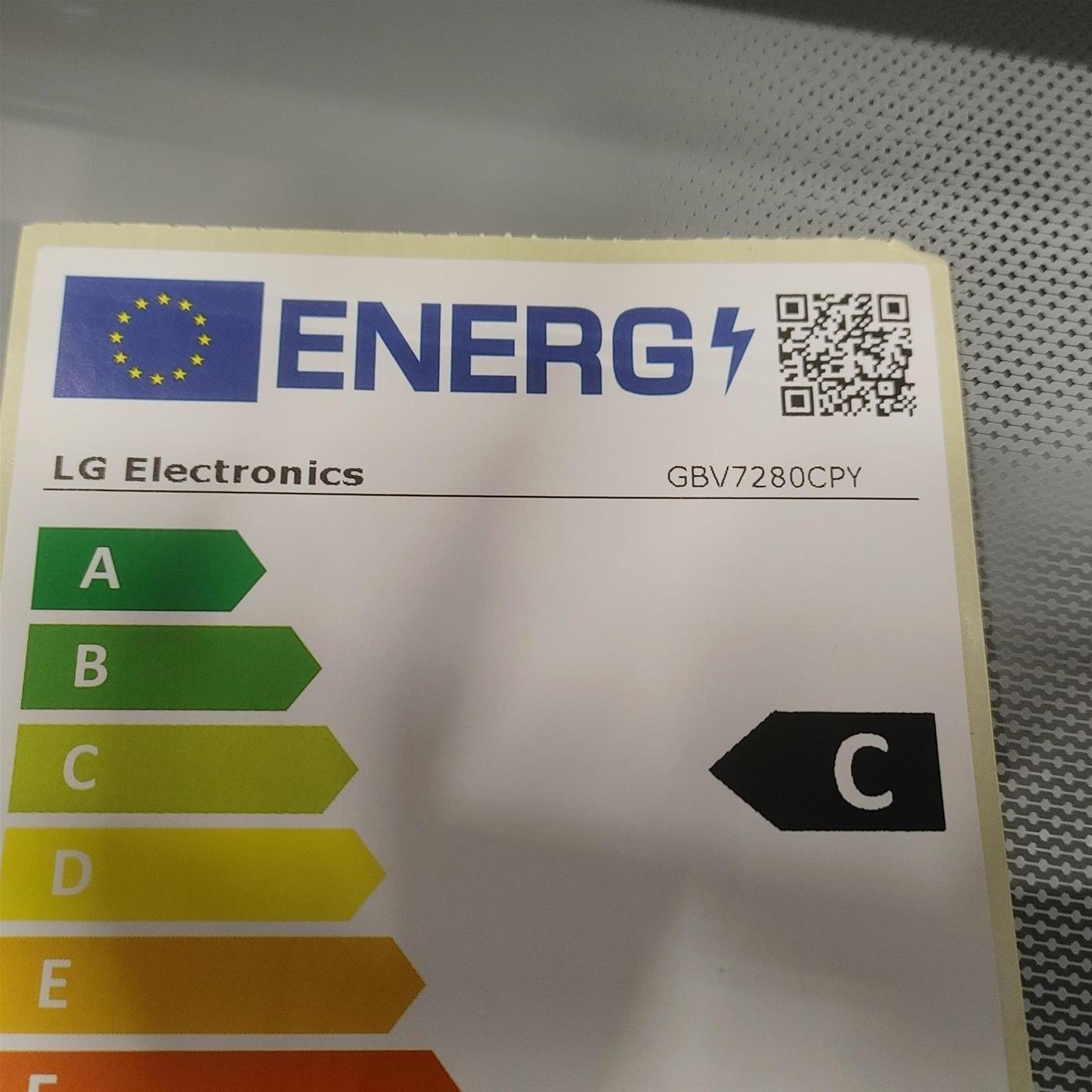 LG GBV7280CPY.APYQEUR frigorifero con congelatore Libera installazione 387 LC Acciaio inox