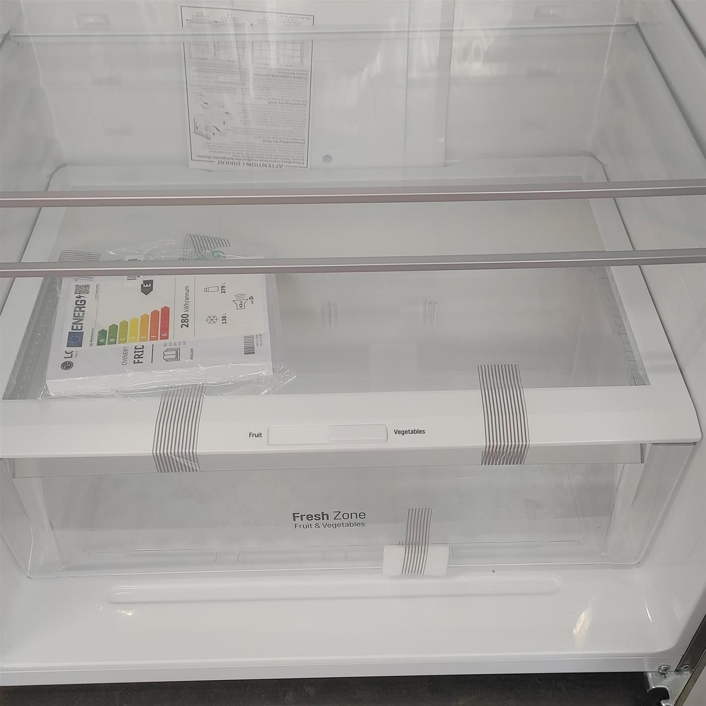 Frigorifero LG GTF744PZPED libera installazione 509L Platino