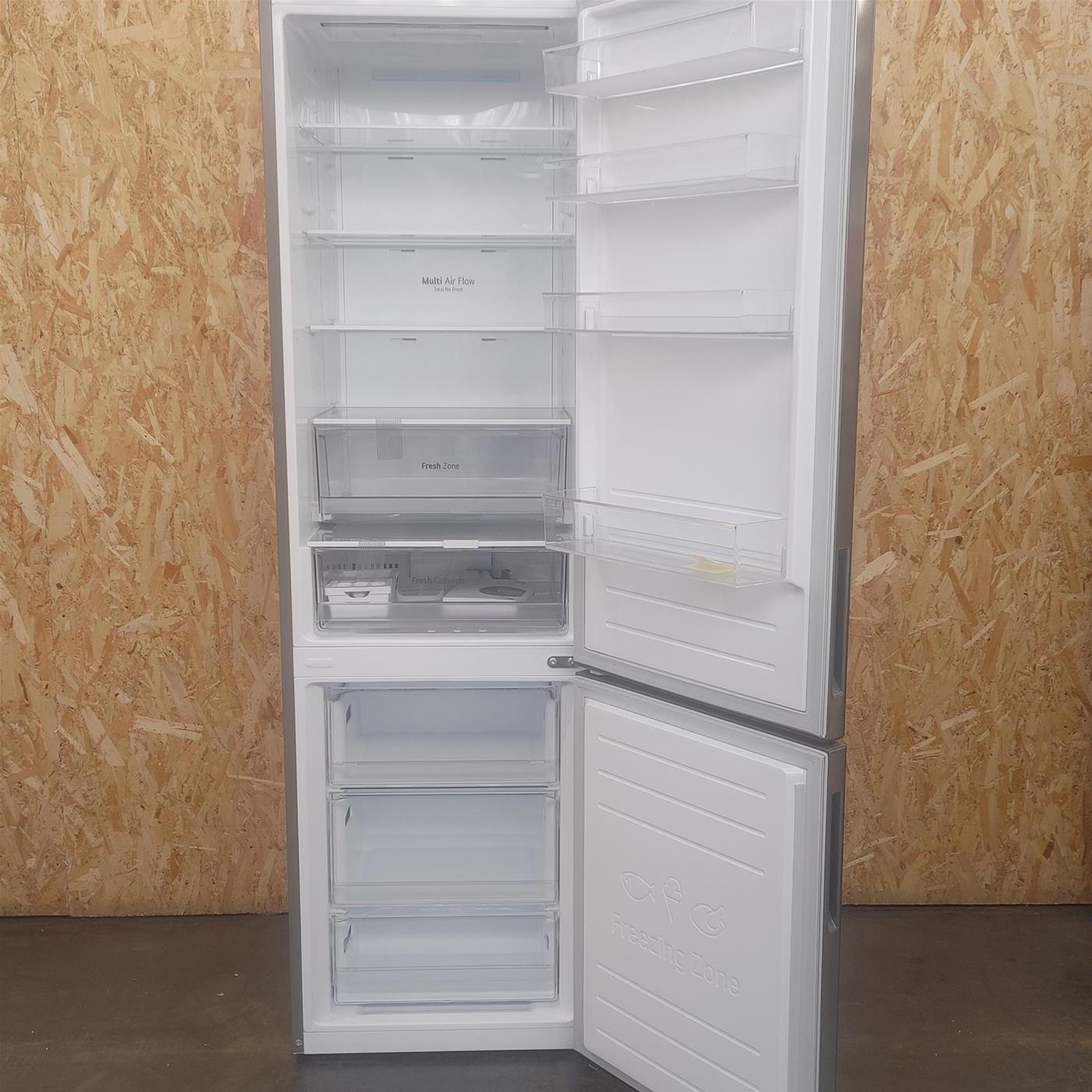 LG GBP62PZNAC Frigorifero combinato, Classe A, 384L, Fresh Converter, No frost, Inox