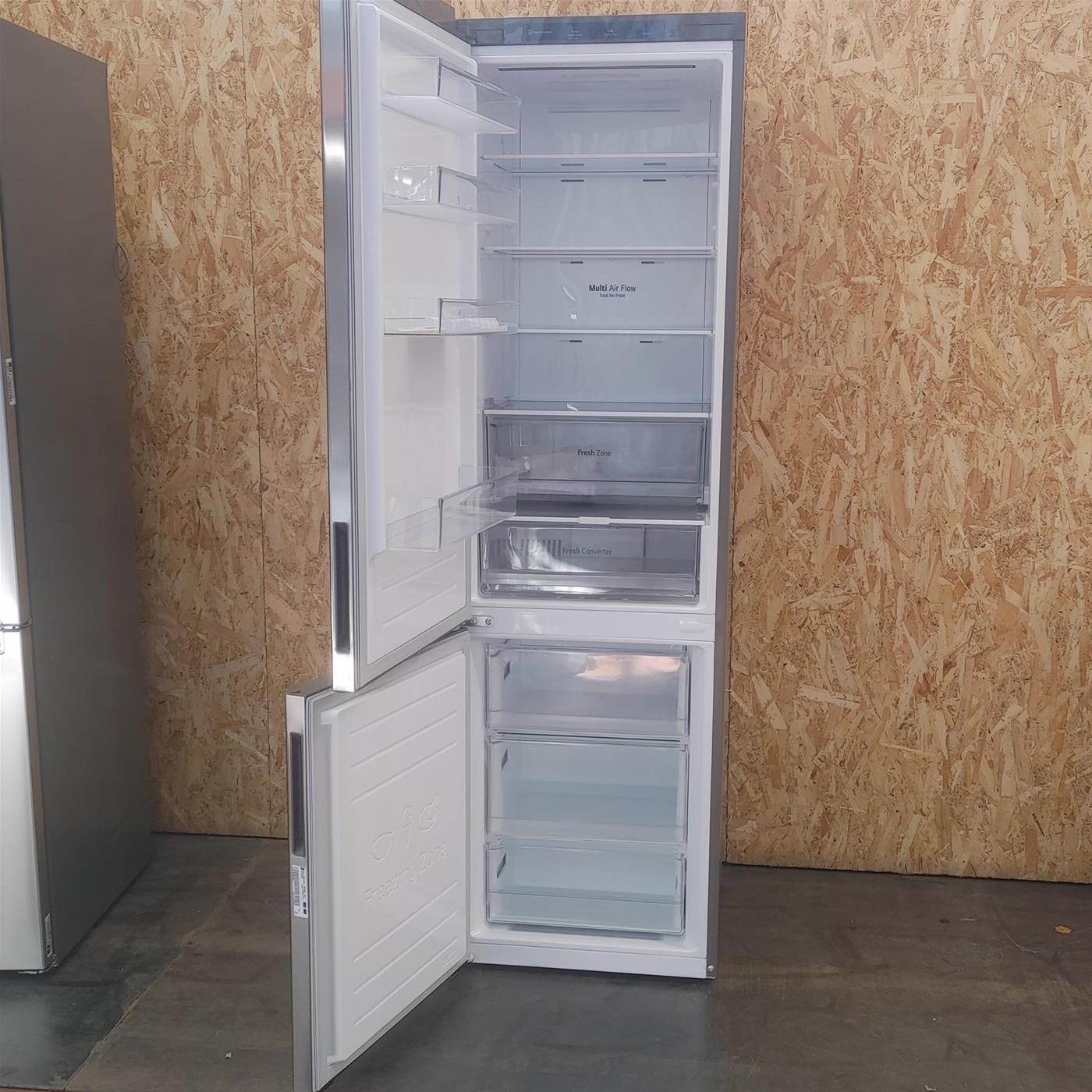 LG GBP62PZNAC Frigorifero combinato, Classe A, 384L, Fresh Converter, No frost, Inox