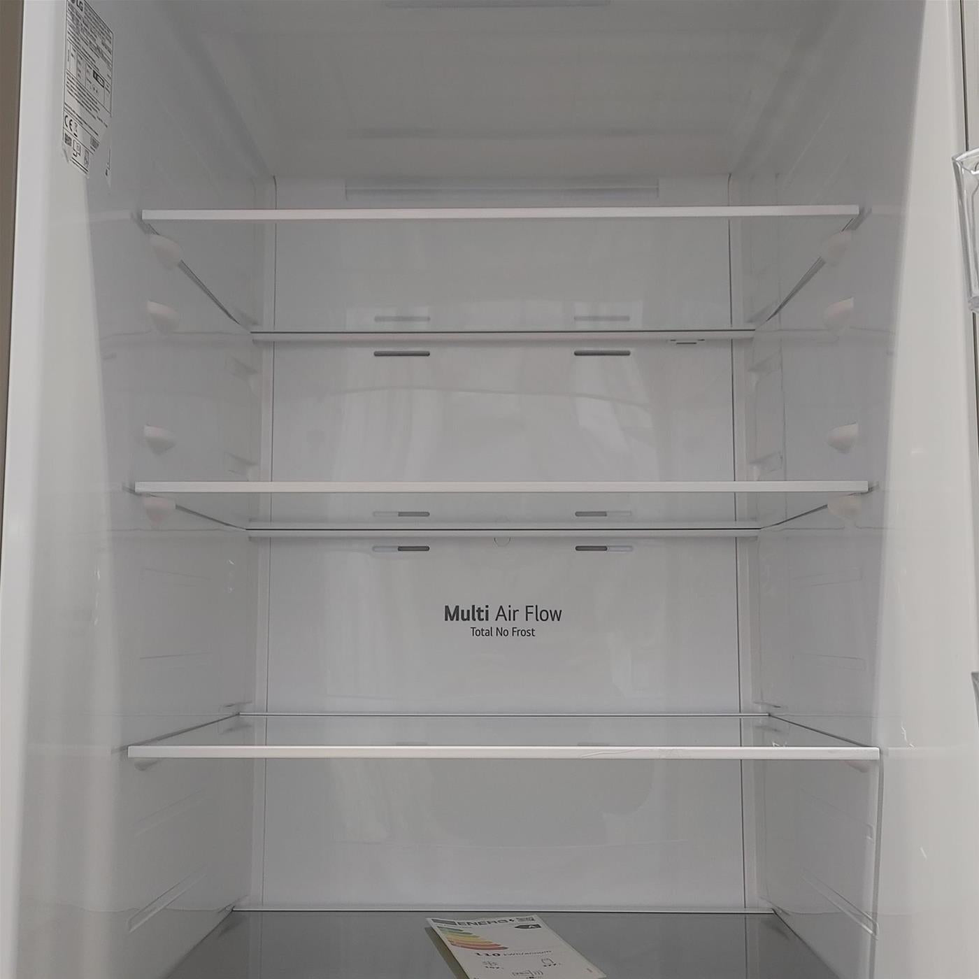 LG GBP62PZNAC Frigorifero combinato, Classe A, 384L, Fresh Converter, No frost, Inox