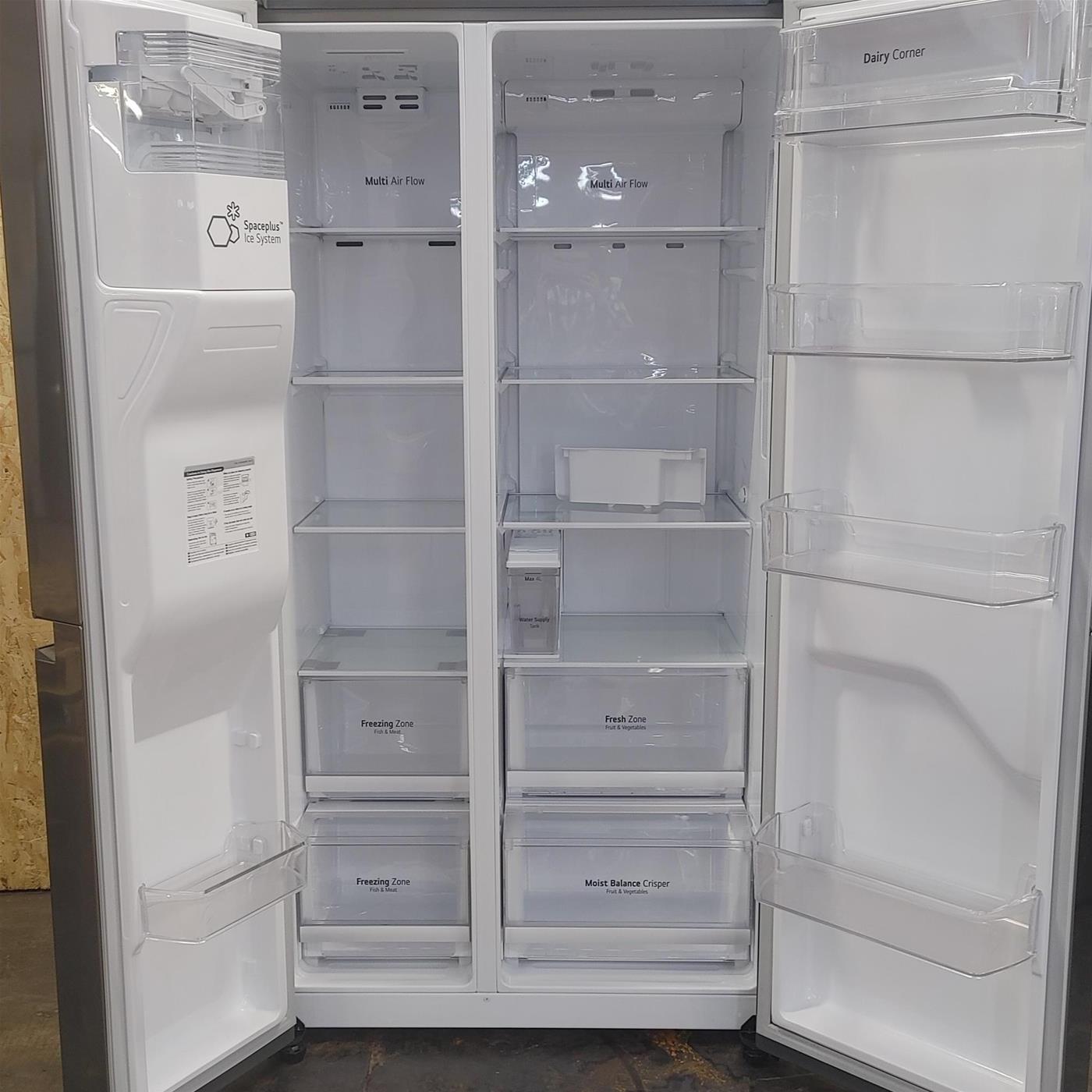 LG GSL481PZXZ frigorifero side-by-side Libera installazione 601 L F Acciaio inox