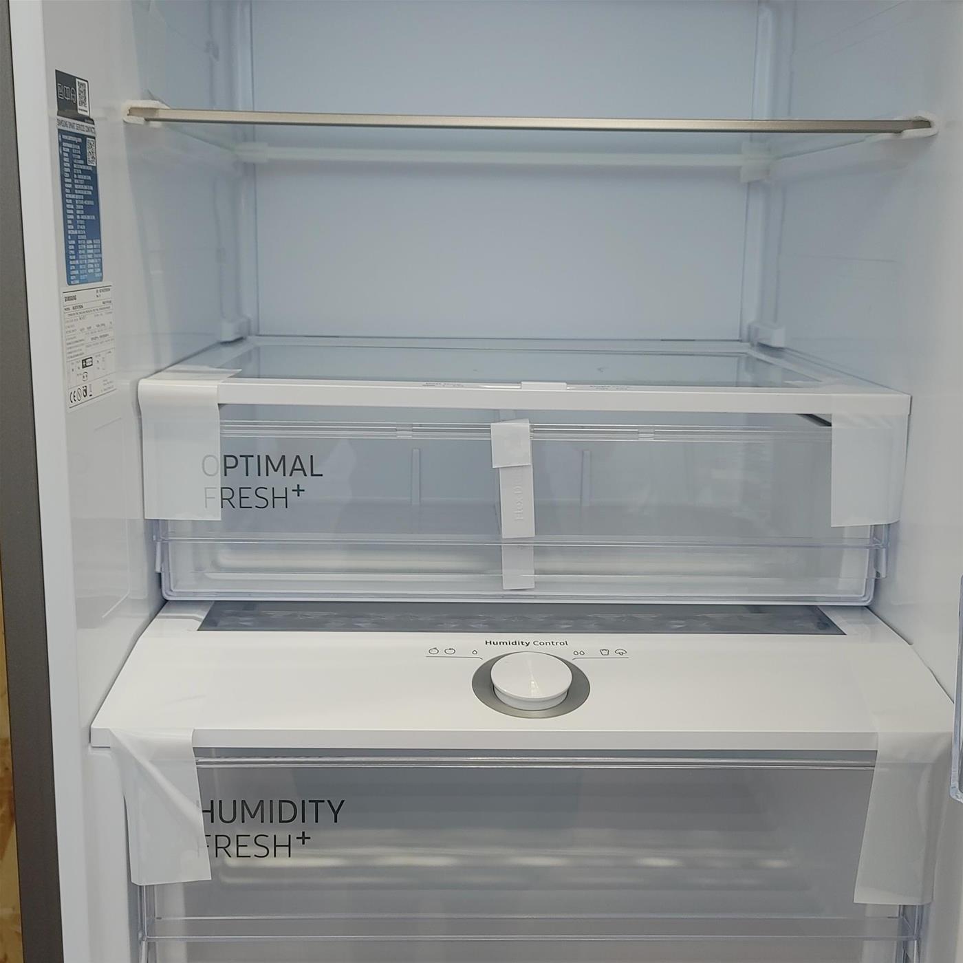 Samsung RB38T675DSA, Total No Frost, frigorifero con congelatore Libera installazione 385 L D Argento