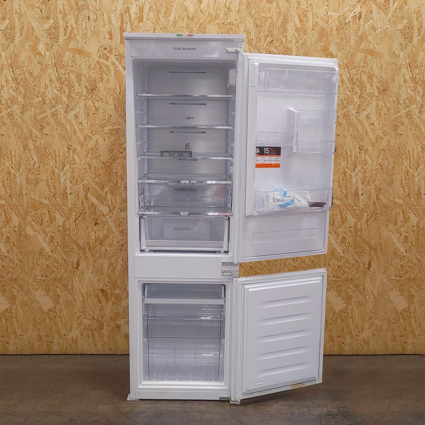 Whirlpool Total No Frost WHC18 T141 Incasso 250 LF Bianco