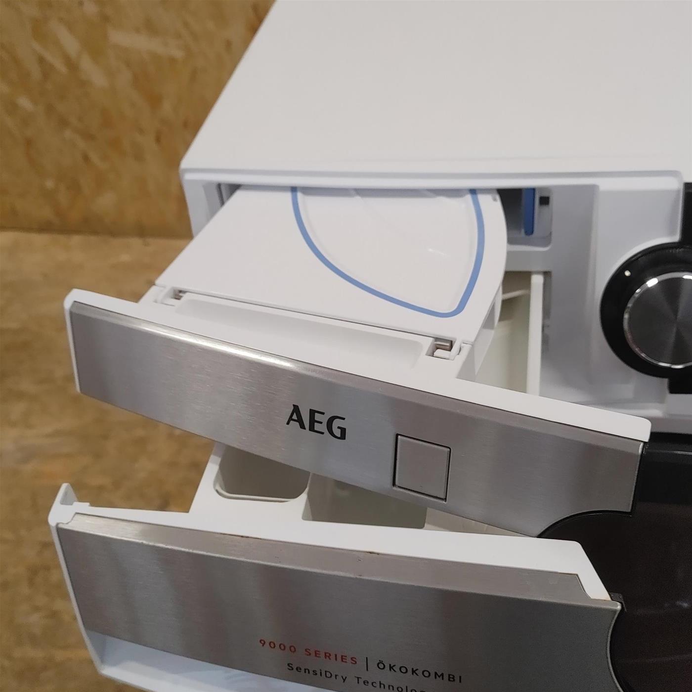 Lavasciuga AEG L9WEC169K Libera installazione Caricamento frontale Nero, Argento, Bianco C