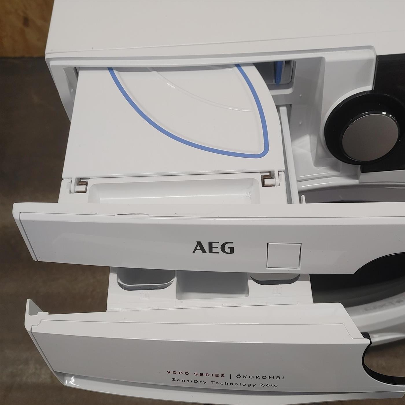 Lavasciuga AEG L9WEE961P Libera installazione Caricamento frontale Nero, Grigio, Bianco