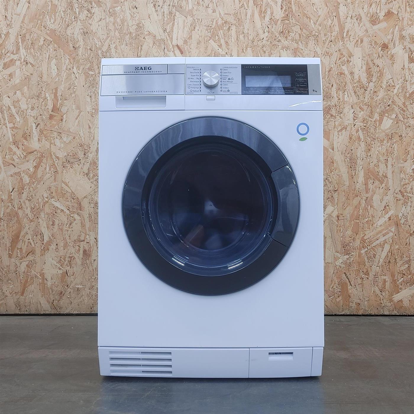 AEG L99695HWD lavasciuga Libera installazione Caricamento frontale Bianco